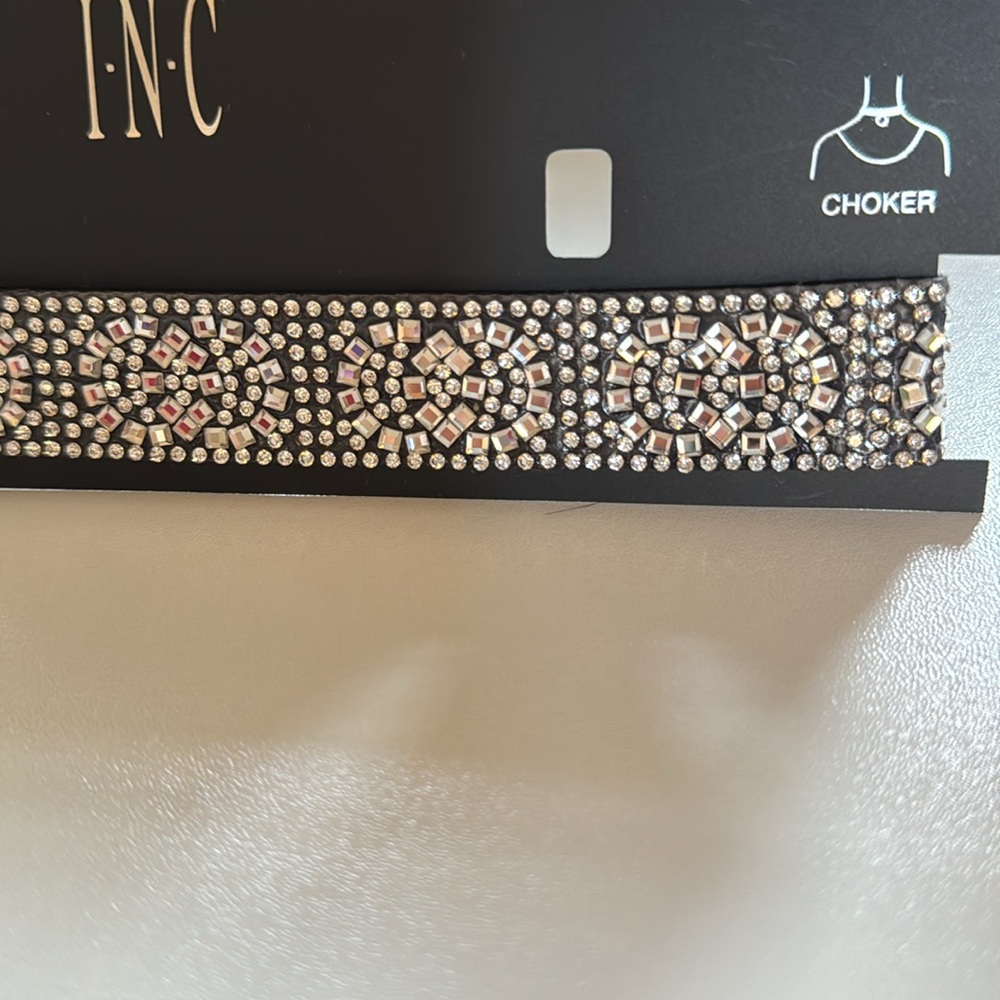 INC International Concept Rhinestone Chocker - Picture 3 of 3